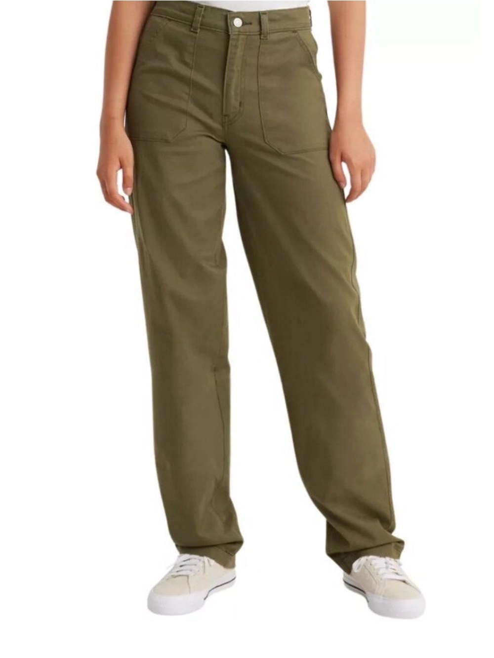Levi’s Olive Green High Rise Utility Pants Size 29 Straight Leg